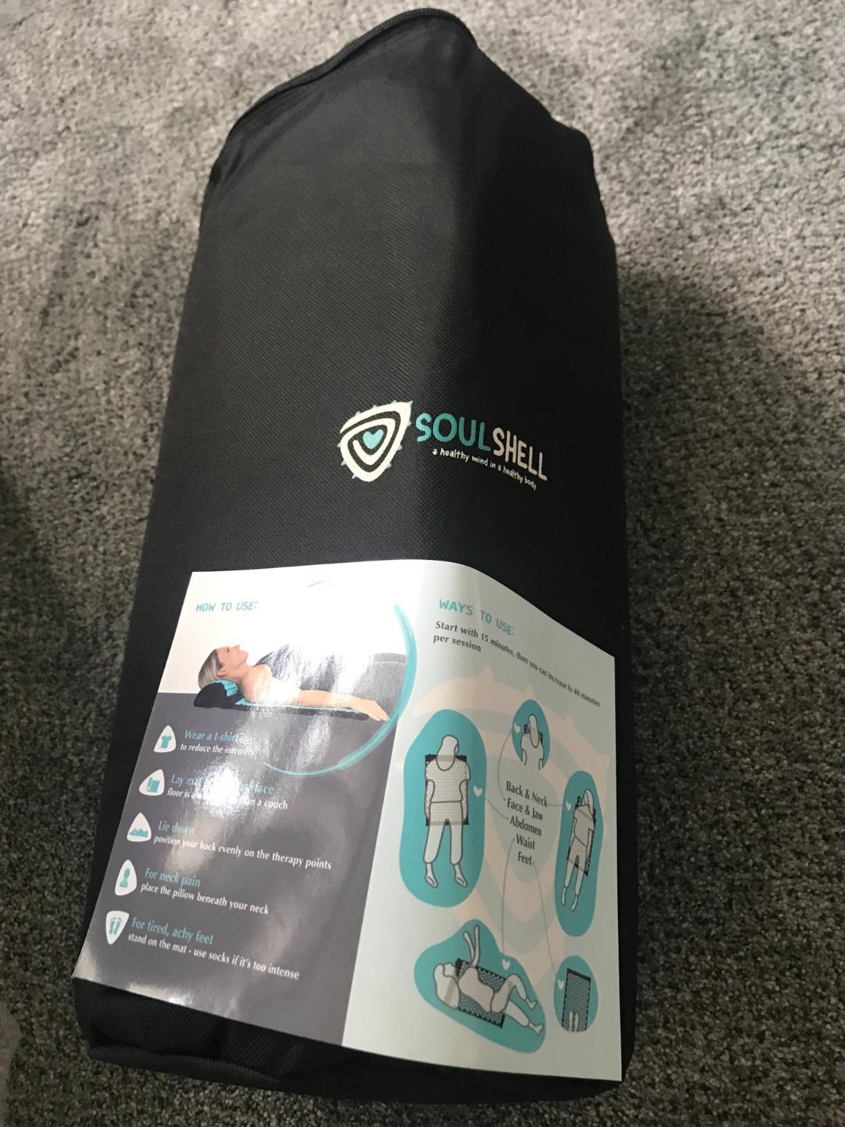 Acupressure Mat and Pillow Set for Lower Back Pain Relief & Muscle Relaxation - Acupuncture Mattress + Spiky Ball Massage Set for Back, Neck & Sciatic Nerve Pain - Relieves Tension at Pressure Points customer photo 1