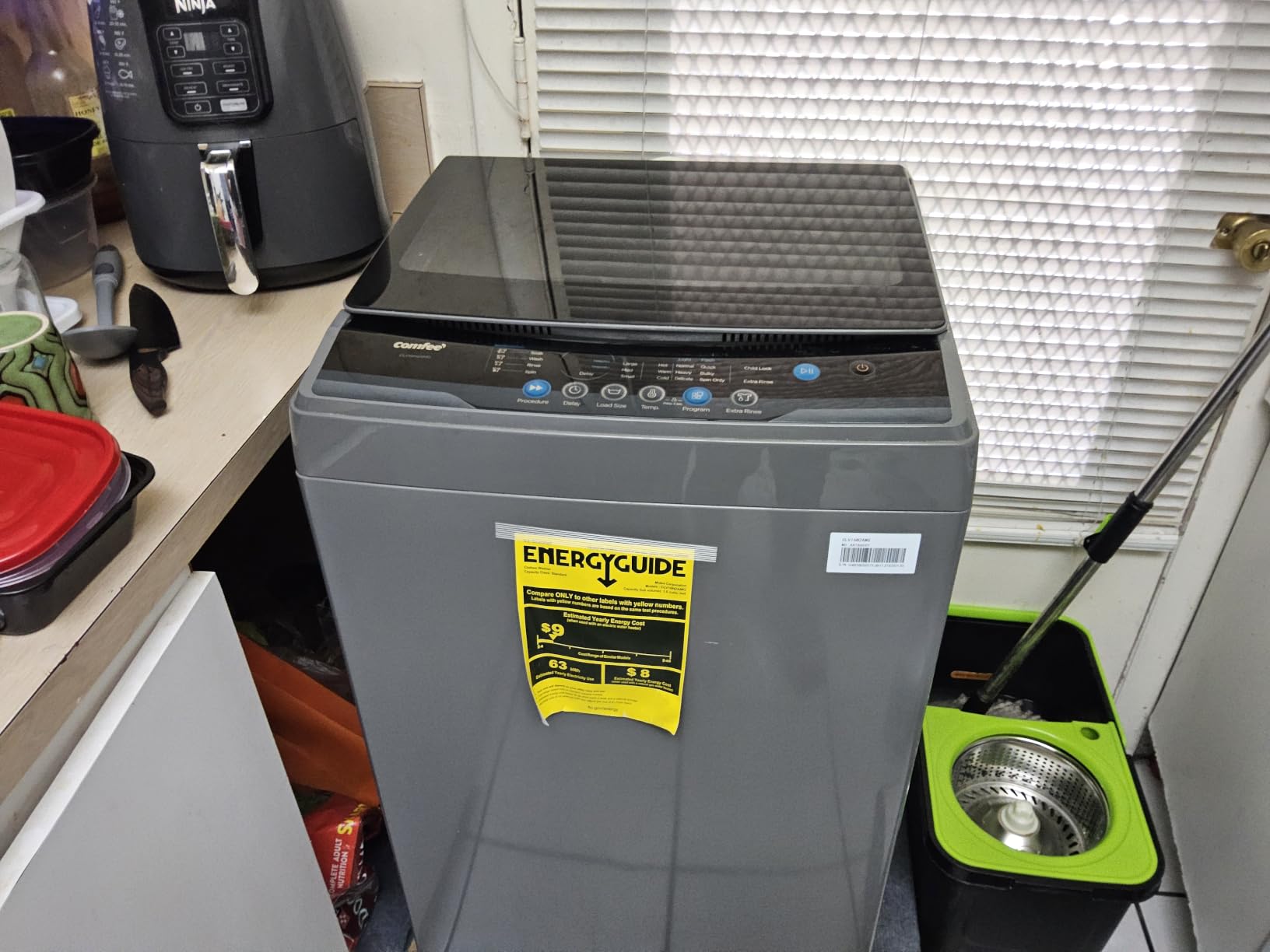 COMFEE' Portable Washing Machine 0.9 cu.ft Compact Washer with LED Display customer photo 1