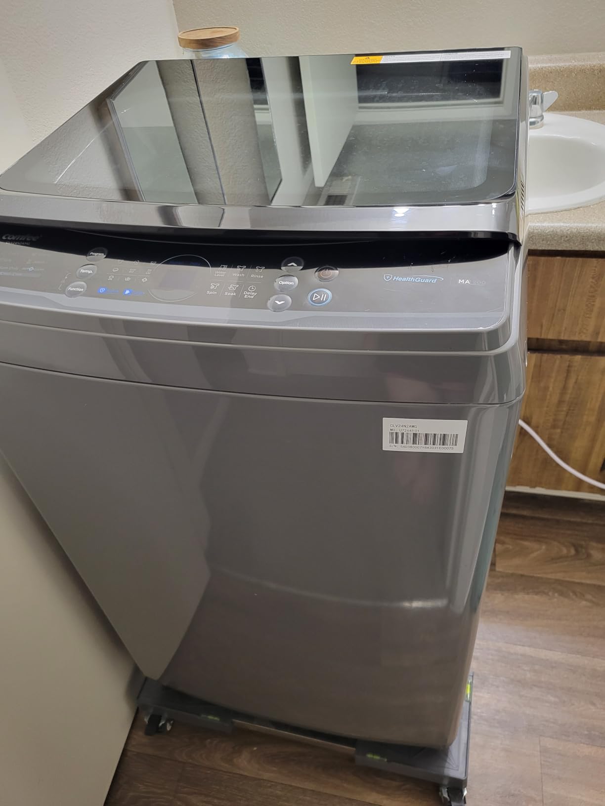 COMFEE' Portable Washing Machine 0.9 cu.ft Compact Washer with LED Display customer photo 2