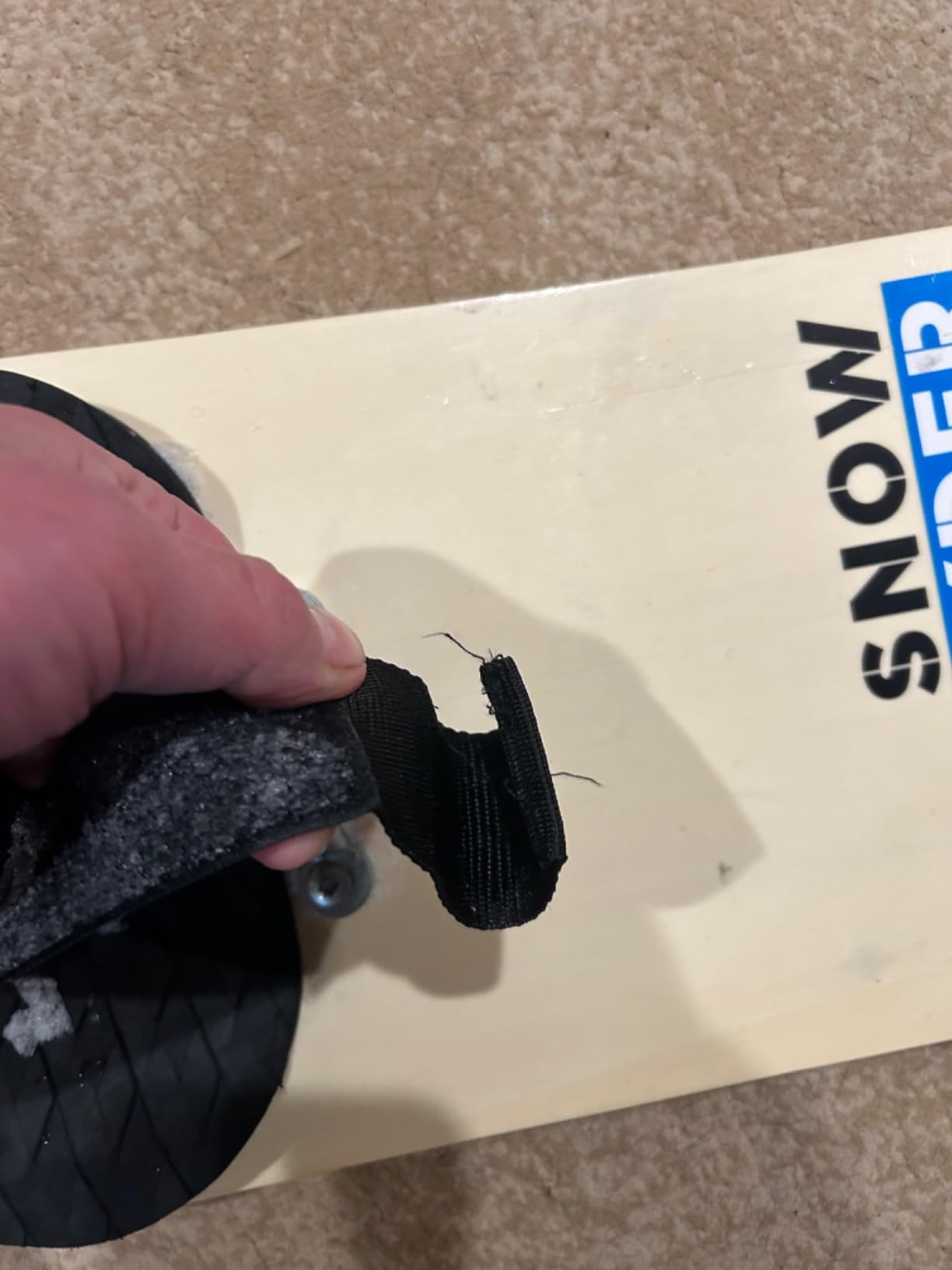 SportsStuff Snow Ryder Hardwood Snowboard, Beginner's Wood Snowboard, Multiple Sizes/Colors customer photo 2
