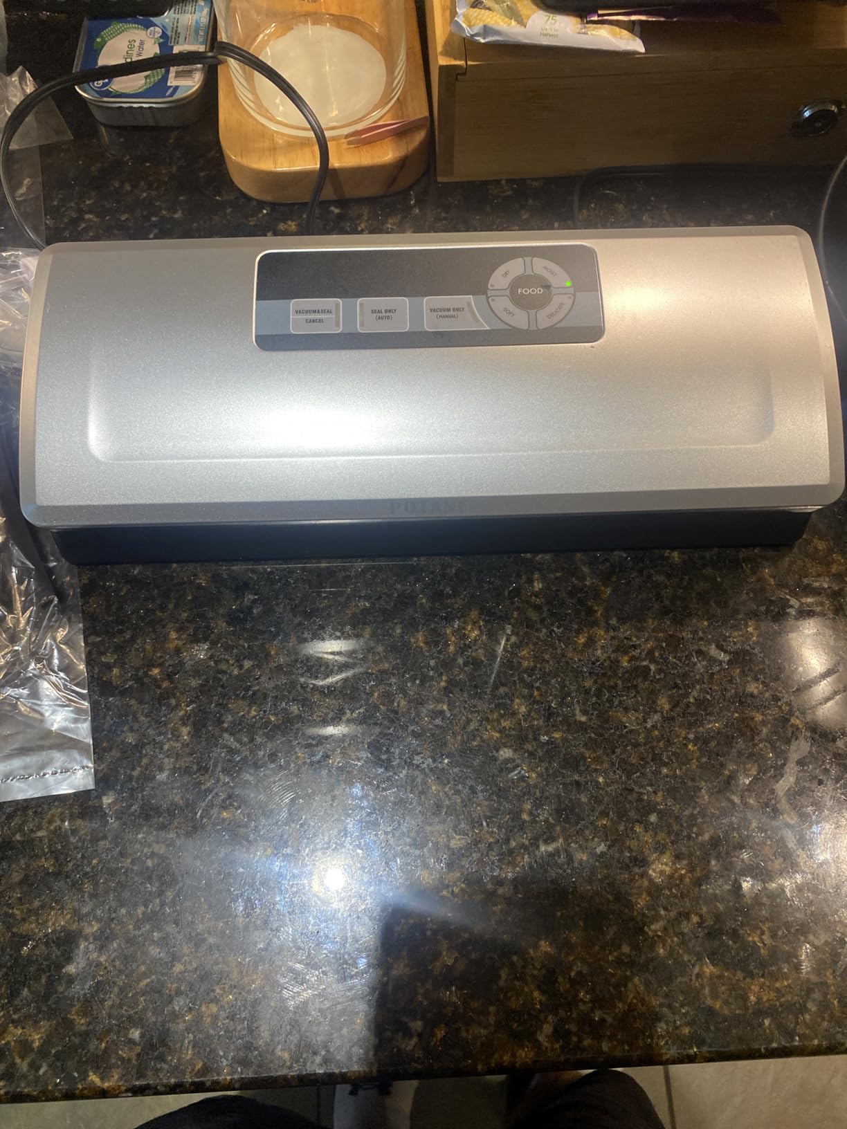 POTANE Precision Vacuum Sealer Machine, Powerful Pro Vacuum Food Sealer, 8-in-1 Easy Presets, 4 Food Modes, Dry&Moist&Soft&Delicate with Starter Kit, Compact Design customer photo 1