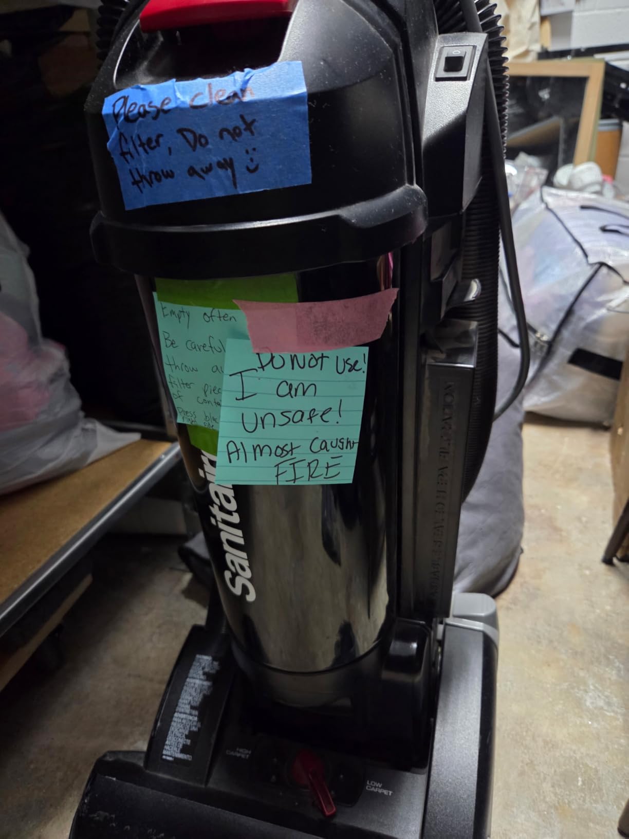 Sanitaire Force Upright Commercial Vacuum SC5845D, Black customer photo 2