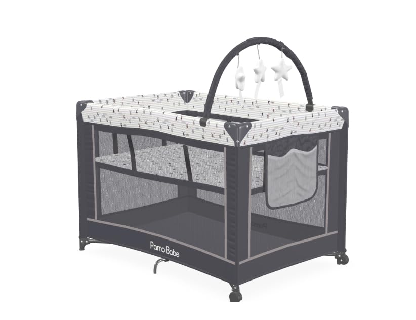 Pamo Babe Pack and Play with Bassinet, Portable Playard for Baby customer photo 2