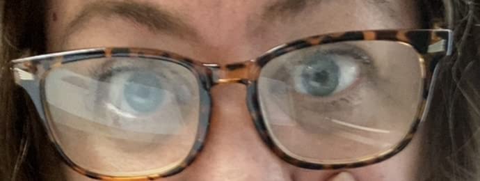 2.0 Reading Glasses for Women, Eye glasses, Blue Light Readers for Women, Cheaters customer photo 2