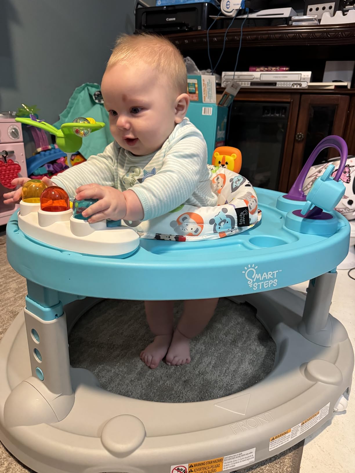 Smart Steps Bounce N' Play 3-in-1 Activity Center, Woodland Walk customer photo 1