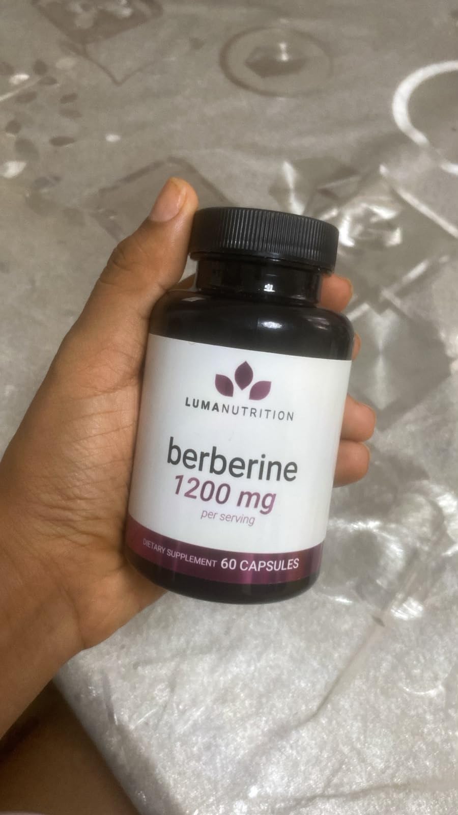 Luma Nutrition Pure Berberine Supplement - Berberina 1200mg - 60 Capsules customer photo 1