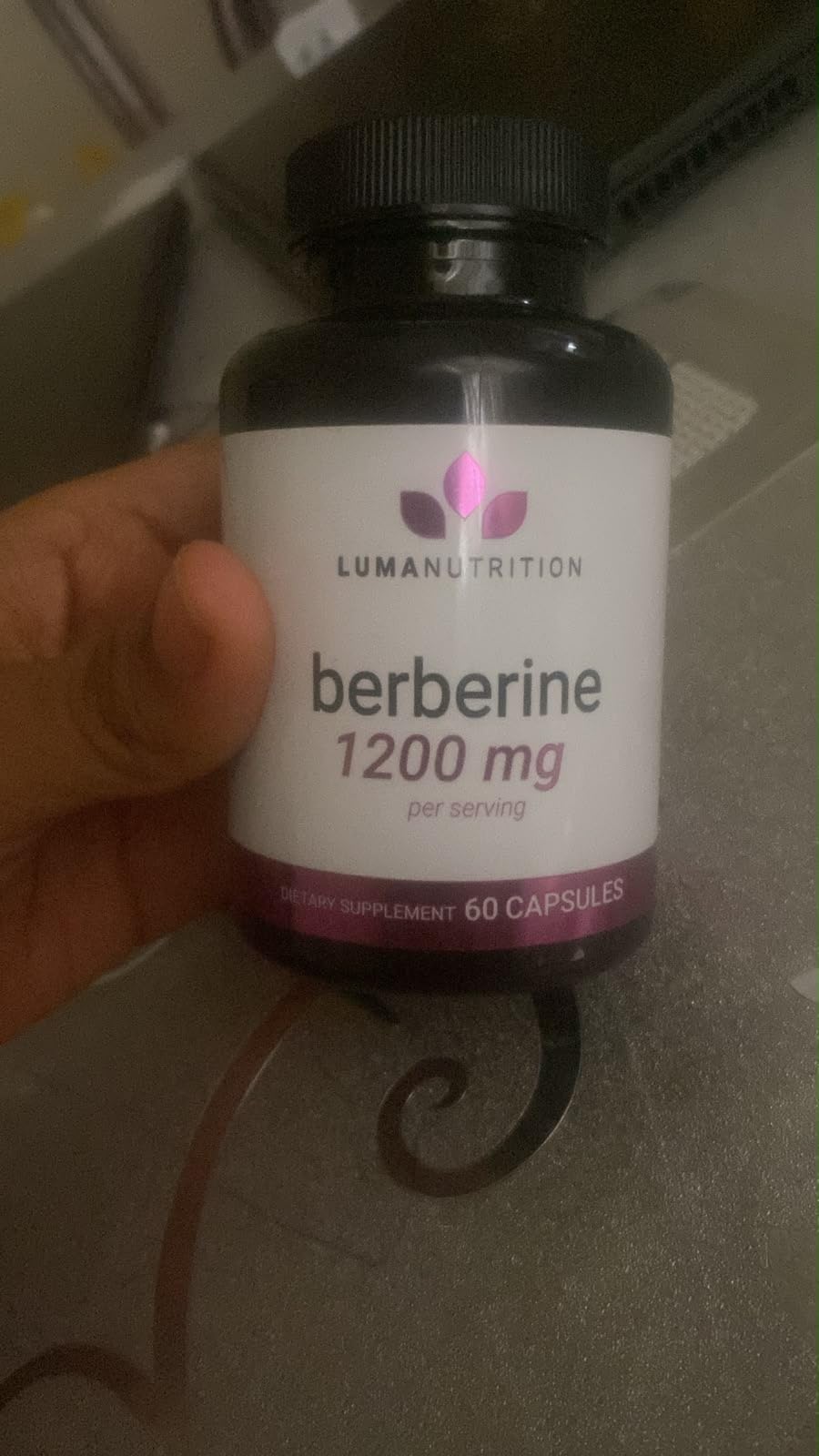 Luma Nutrition Pure Berberine Supplement - Berberina 1200mg - 60 Capsules customer photo 2