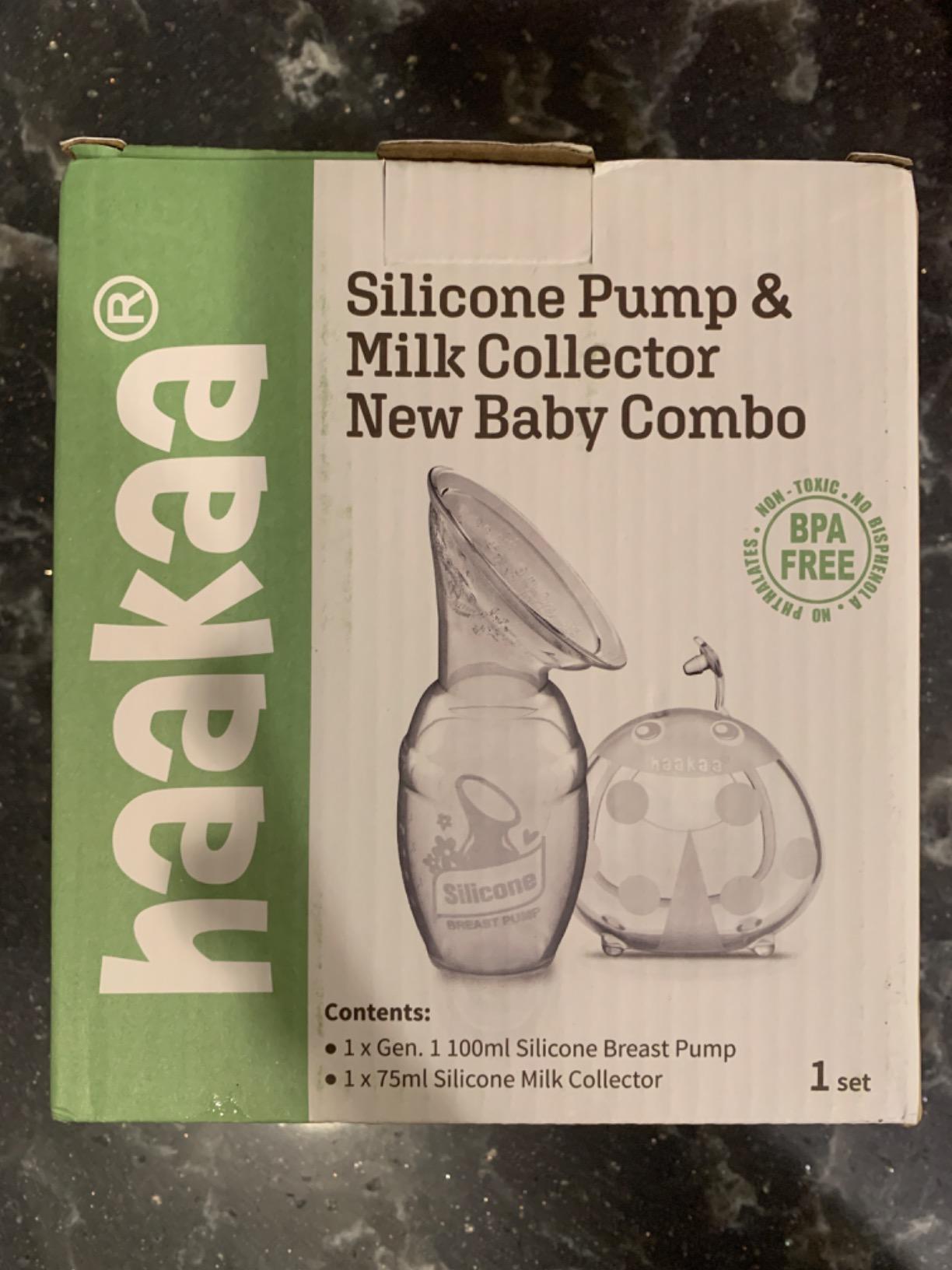 Haakaa Manual Breast Pump 4oz/100ml & Ladybug Milk Collector 2.5oz/75ml Set customer photo 2