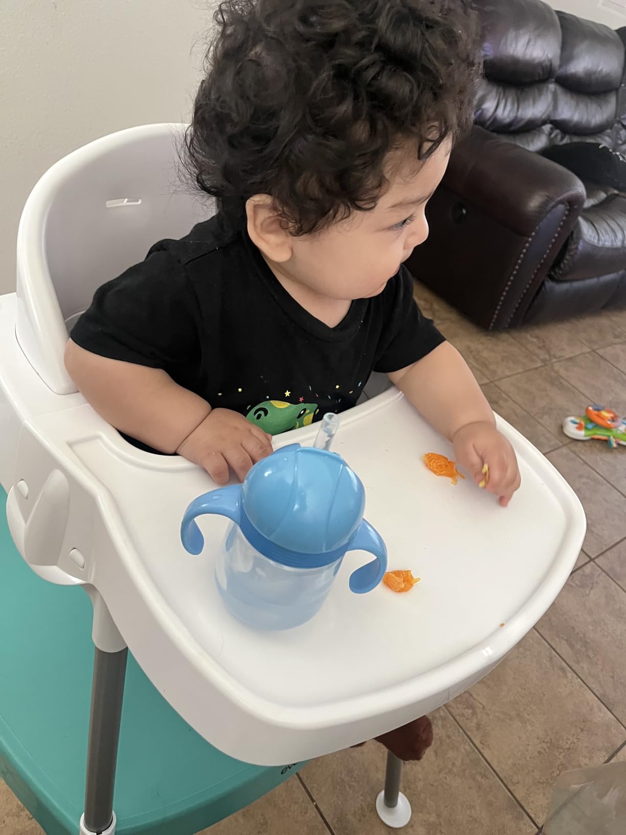 Evenflo Eat and Grow 4-in-1 Convertible High Chair (Pop Star White) customer photo 1