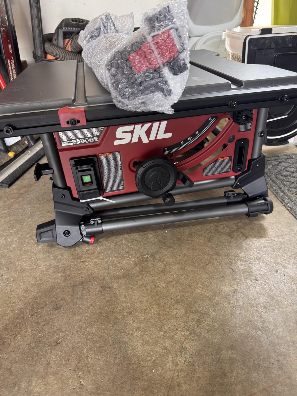 SKIL 15 Amp 10 Inch Portable Jobsite Table Saw with Folding Stand- TS6307-00 | Folding stand customer photo 2