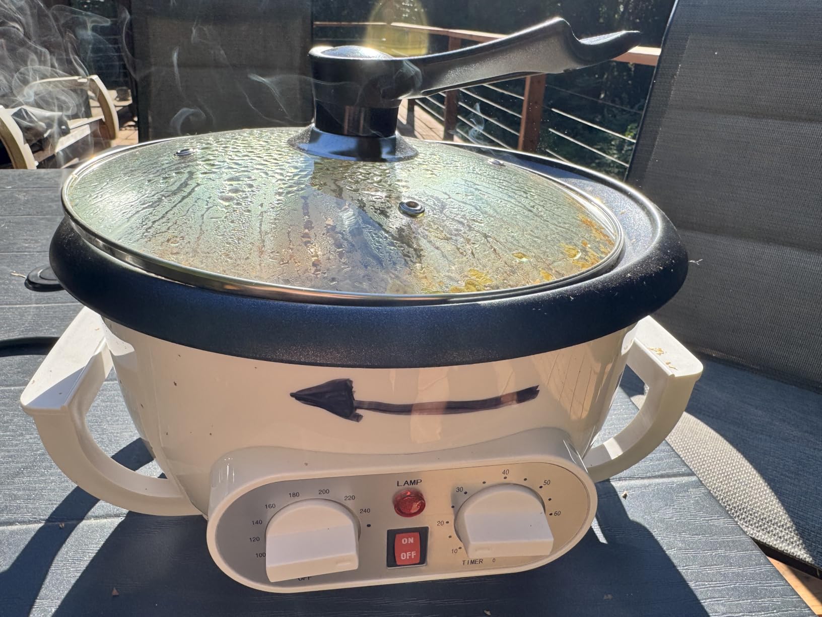 Coffee Roaster Machine for Home Use, 110V Coffee Bean Roaster with Timer customer photo 1