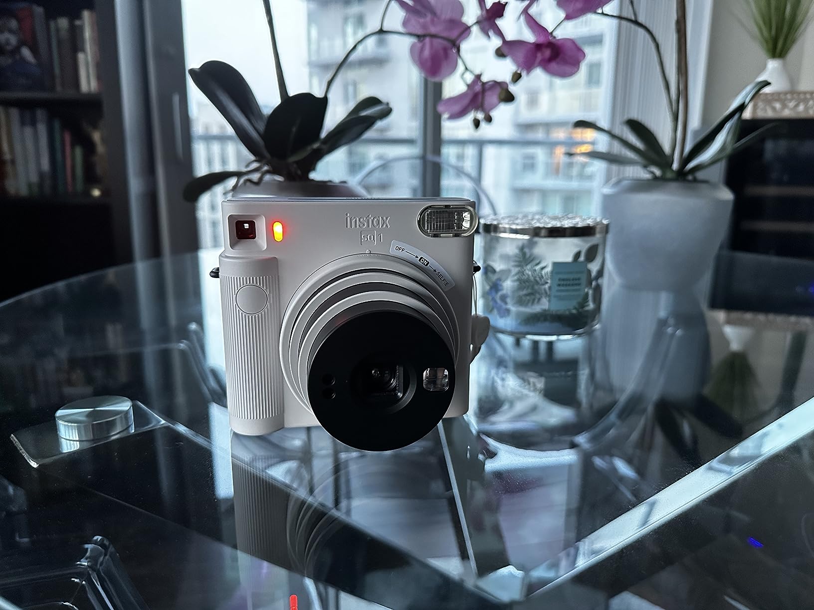 FUJIFILM Instax Square SQ1 Instant Camera - Chalk White customer photo 2