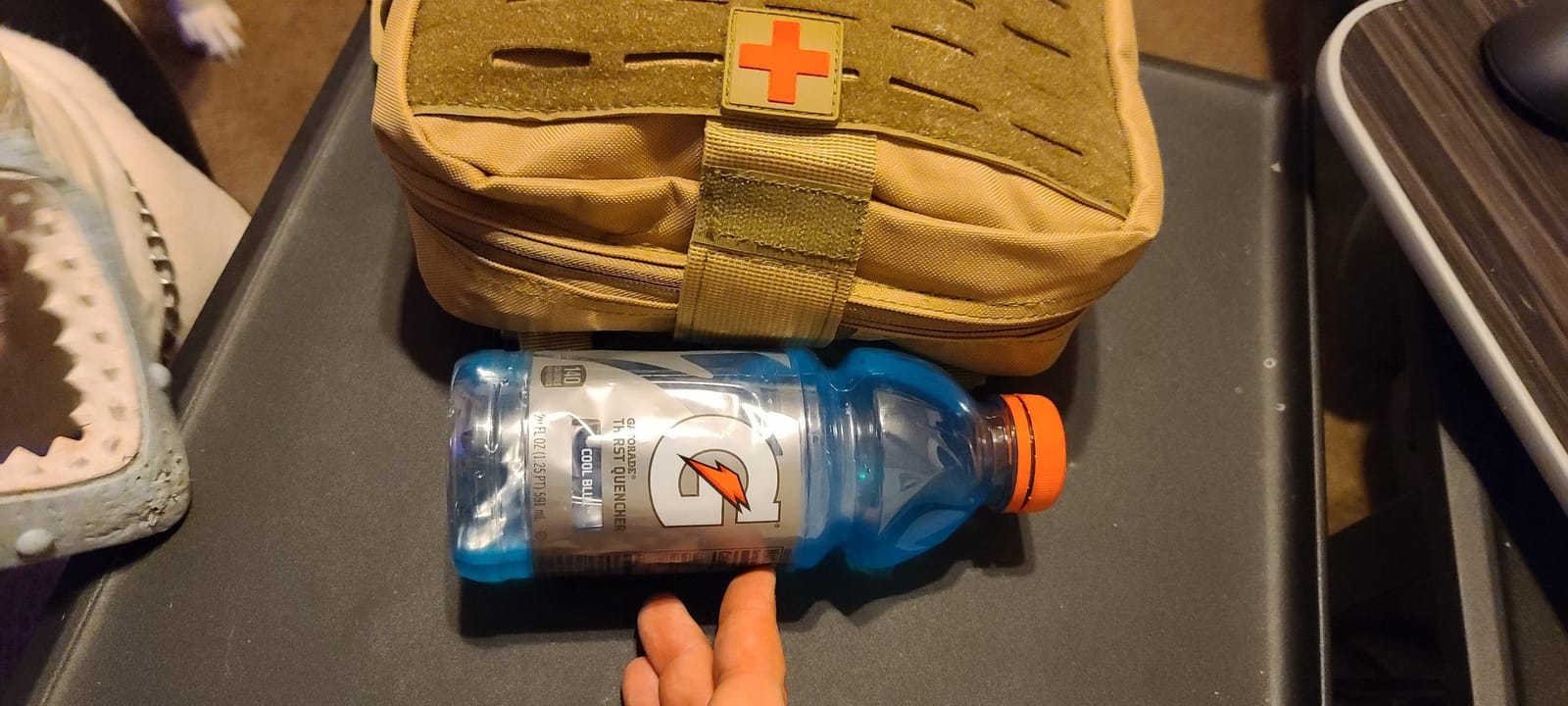 Lightning X Rip-Away Officer's Patrol Tactical Gunshot & Trauma IFAK Kit w/Headrest Mount - Desert TAN customer photo 1