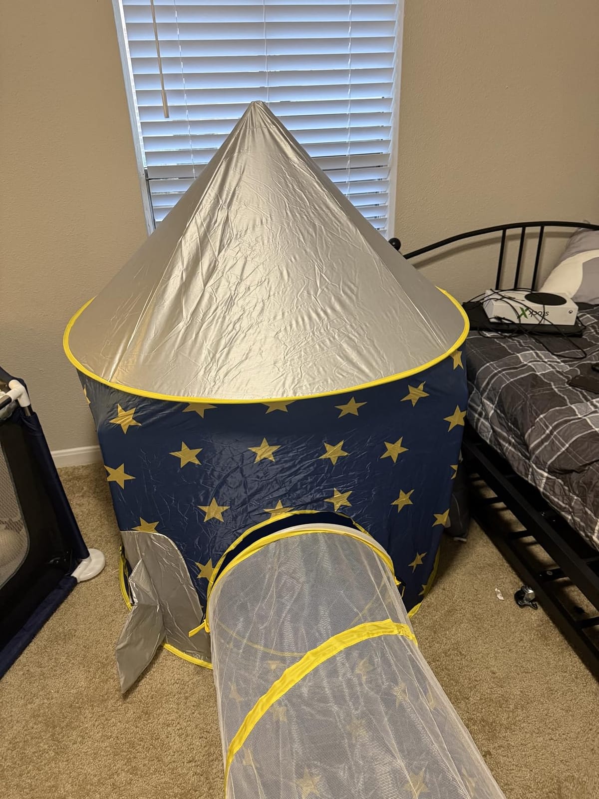 PigPigPen 3pc Kids Play Tent for Boys with Ball Pit, Crawl Tunnel, Princess Tents for Toddlers, Baby Space World Playhouse Toys, Boys Indoor& Outdoor Play House, Perfect Kid's Gifts customer photo 1
