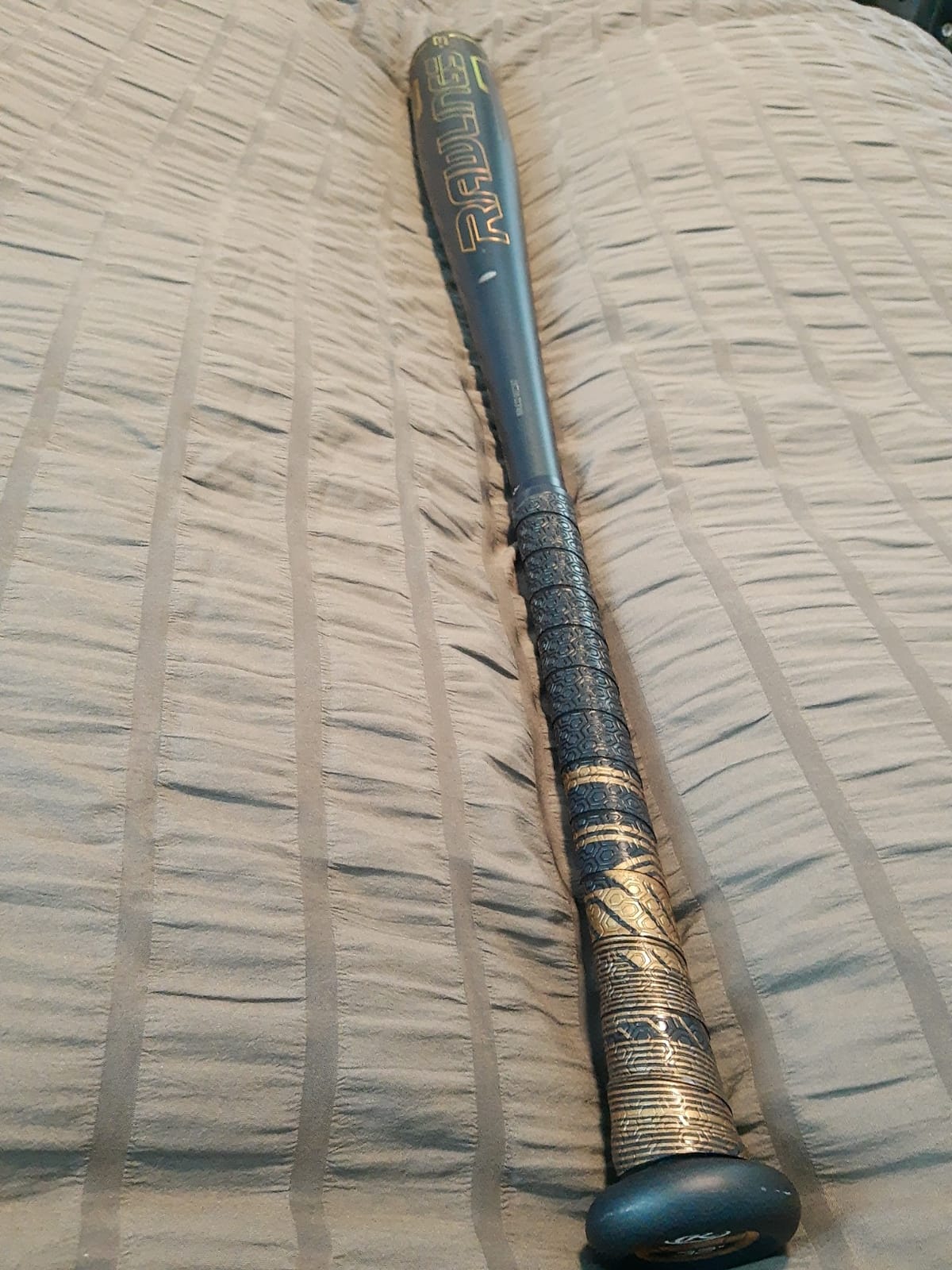Rawlings VELO Baseball Bat | BBCOR | -3 Drop | 1 Pc. Alloy, Composite End Cap customer photo 2