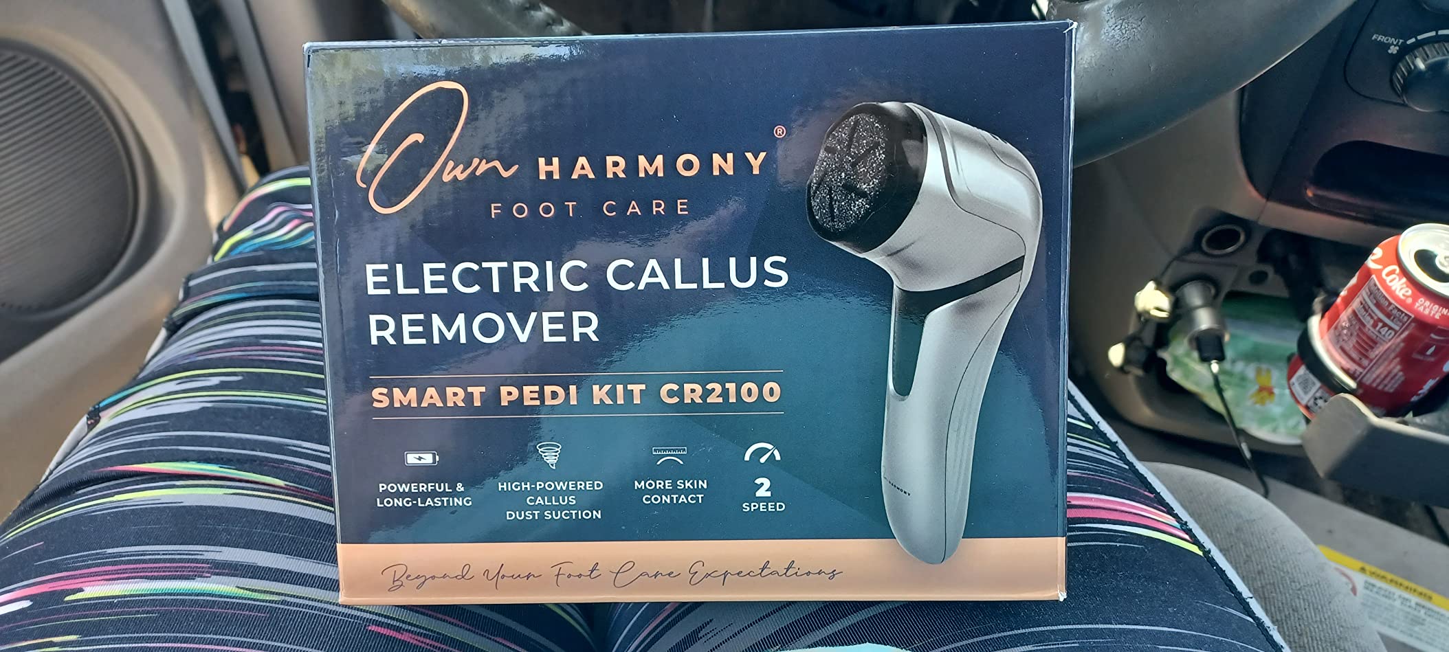 Electric Callus Remover with Vacuum - Own Harmony Professional Pedicure Tools Kit for Powerful Pedi Feet Care Vac, Electronic Foot File CR2100, Best for Hard, Dry, Cracked, Dead Skin (3 Rollers) customer photo 2