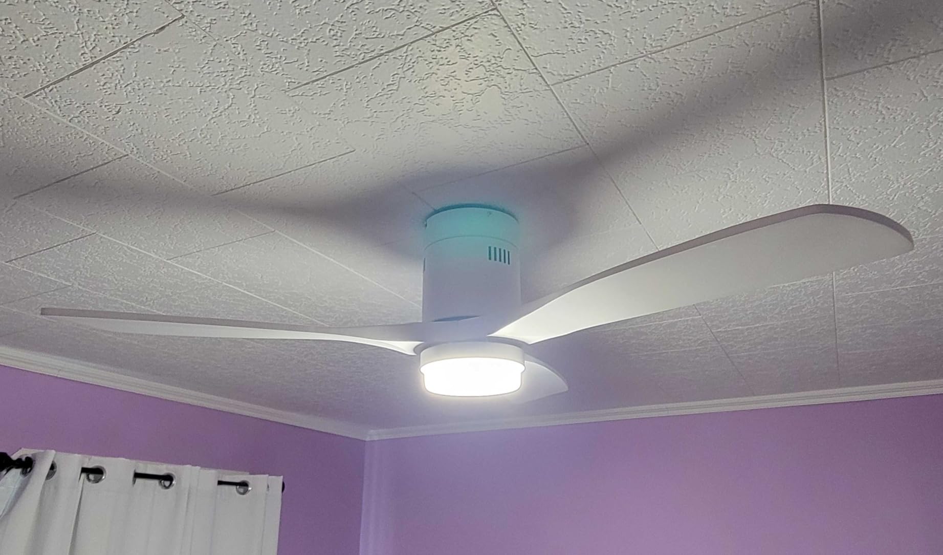 Sofucor 52 Inch Wood Ceiling Fans with Lights and Remote, Low Profile customer photo 1