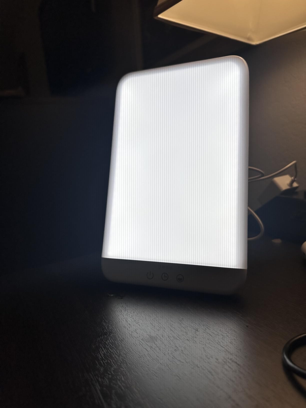 Wobrikosee Light Therapy Lamp, Ultra-Thin UV-Free 10000 Lux Therapy Light, Timer Function, Adjustable Brightness Levels, Two Color Temperature, 90° Rotatable Stand for a Happy Life customer photo 2