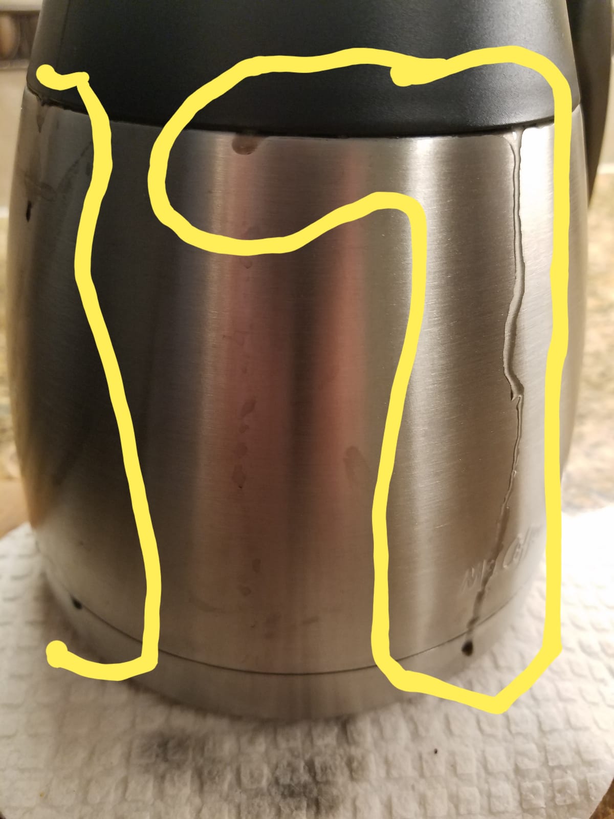 Mr. Coffee 10-Cup Programmable Coffee Maker, Insulated Thermal Carafe, Brew Strength Selection, Brew Now or Later, Stainless Steel customer photo 1