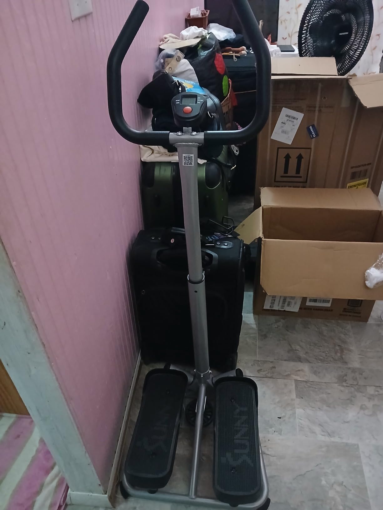 Sunny Health & Fitness Stair Stepper for Home | SunnyFit App Connection, Long Stride Length, Home Gym Exercise, Compact Foldable, Leg and Glute Training customer photo 2