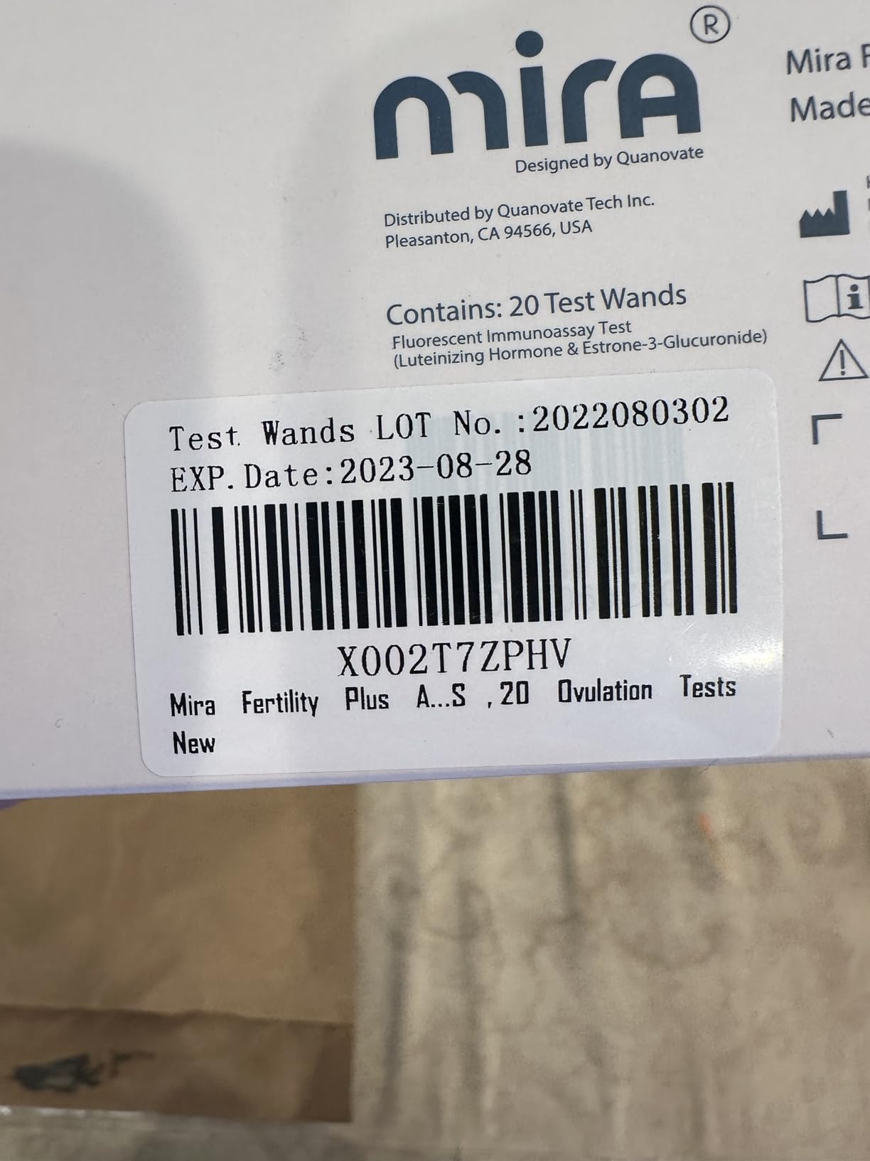 Mira Fertility Plus Monitor Kit, Ovulation Prediction, 20 Wands customer photo 1