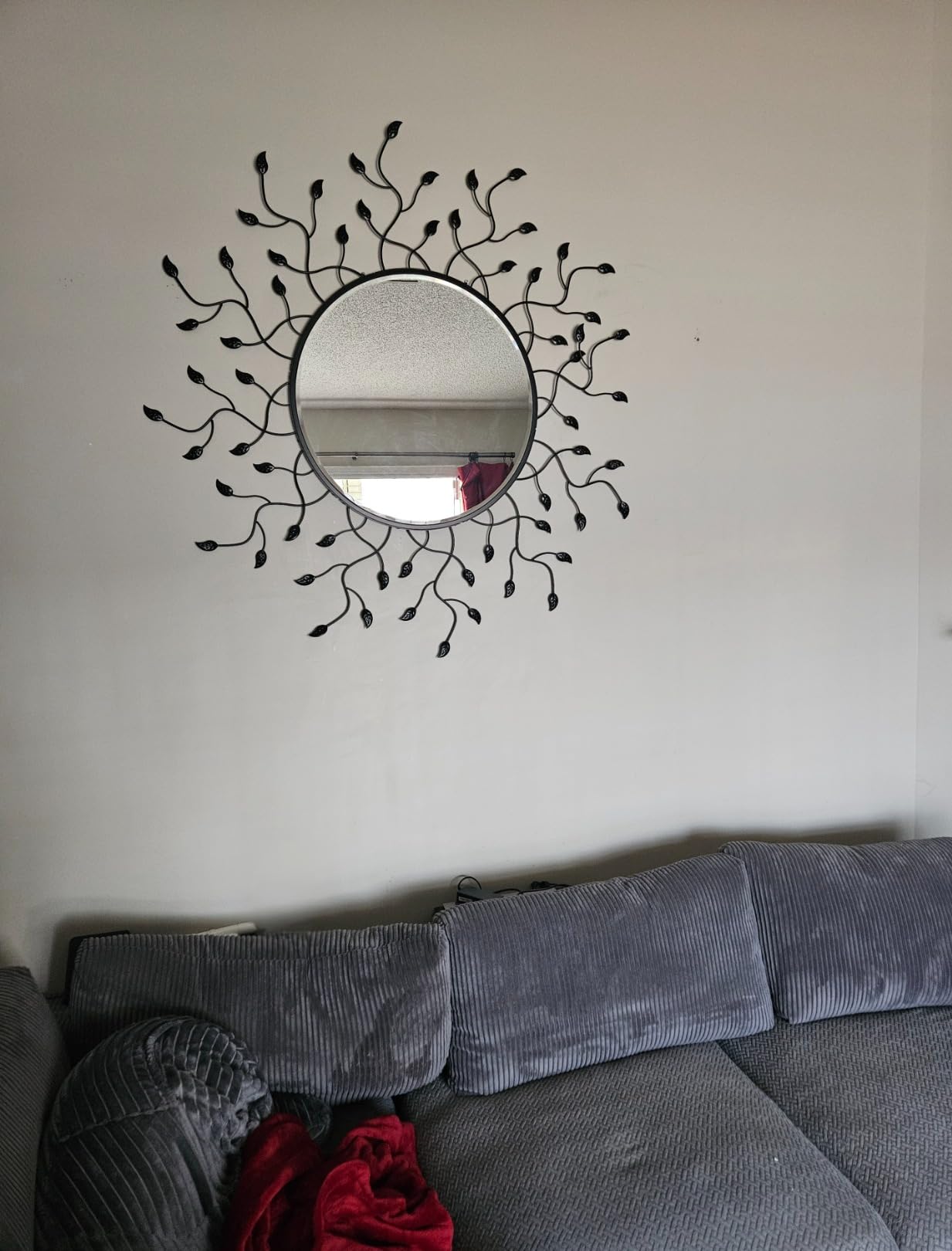 Chende Round Decorative Mirror for Wall Decor, 39