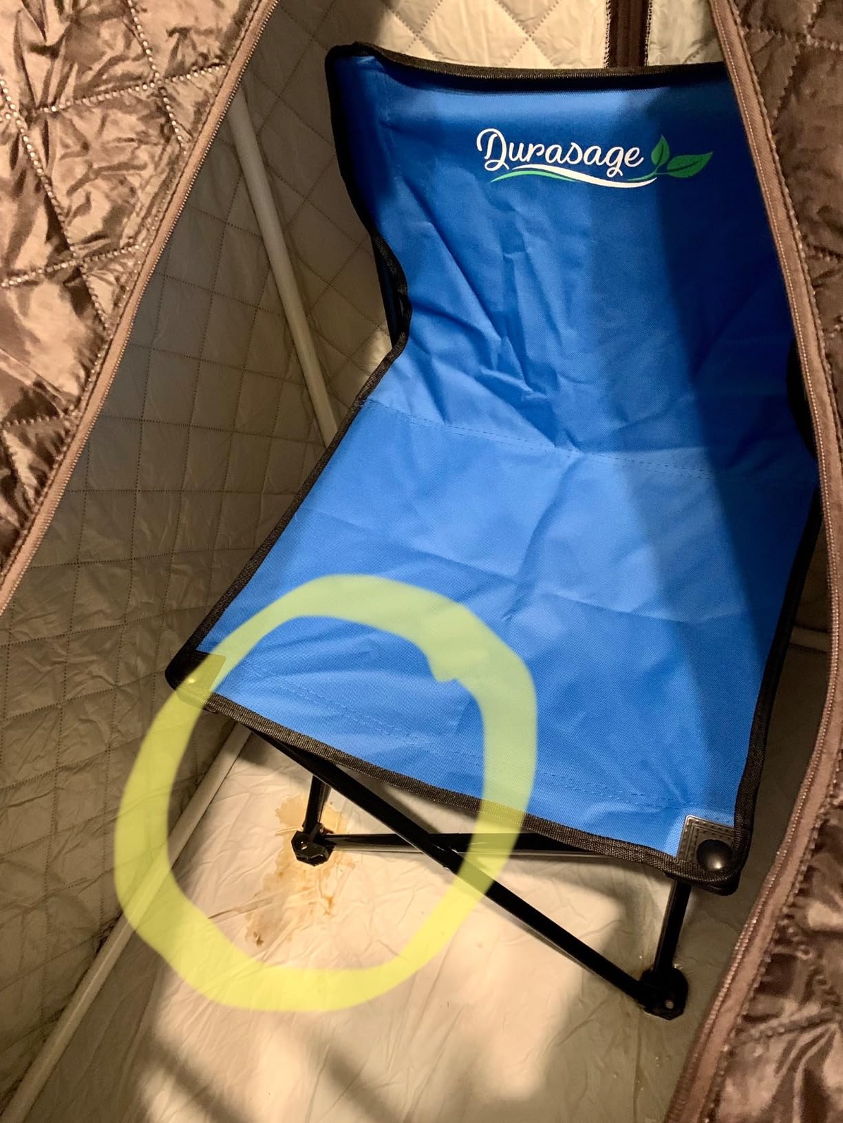 Durasage Portable Steam Sauna for Home - Personal Full Body Detox Sauna Tent with 800W Steam Generator, 60-Min Timer, Foldable Design & Chair for Relaxation customer photo 1