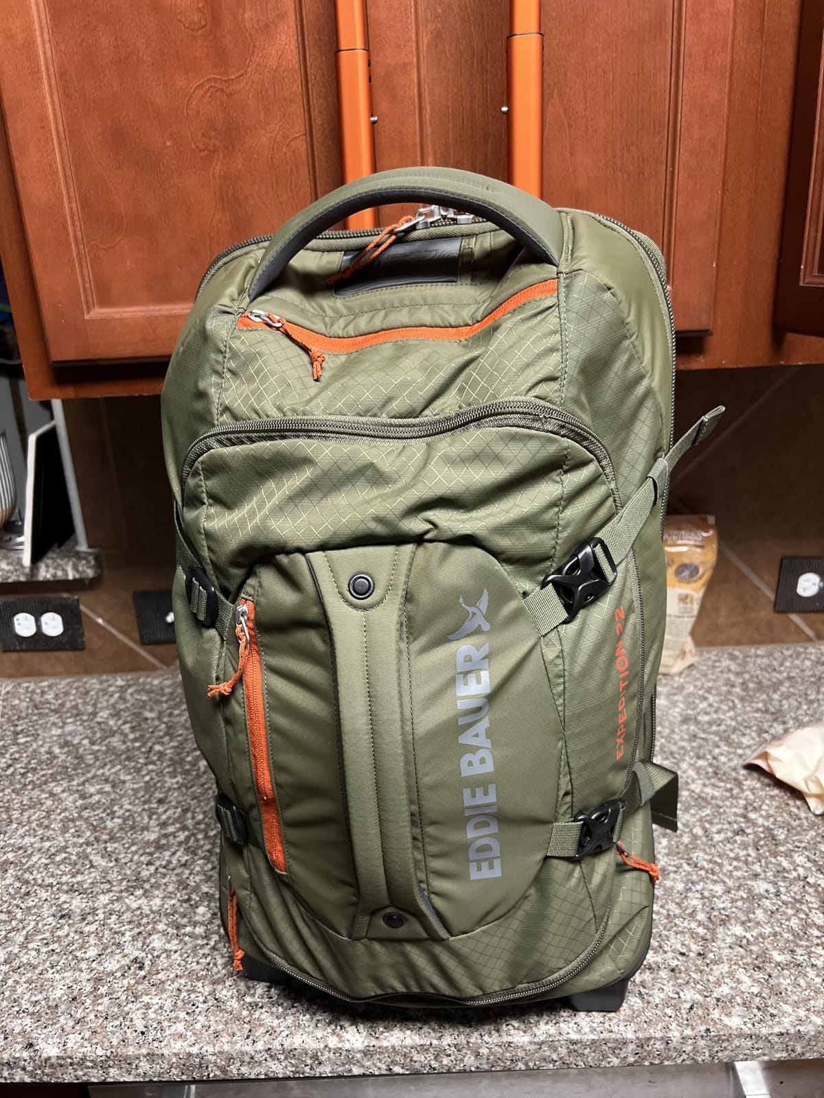 Expedition Rolling Duffel Bag with Wheels - Storm, 22