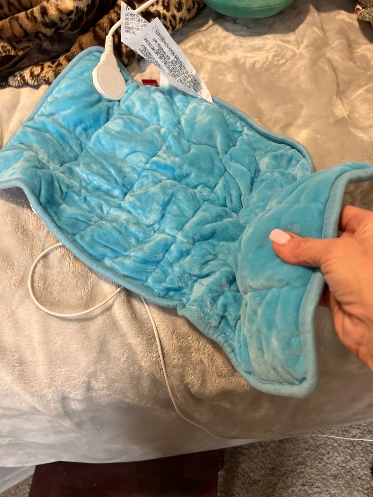 Comfytemp Weighted Heating Pad for Period & Back, FSA XL Heat Pad, 12