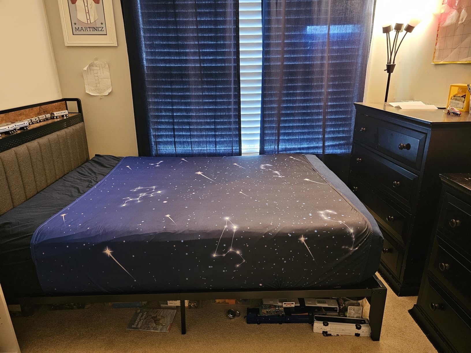 ODOXIA Sensory Compression Blanket | Spandex Bed Sheet for Kids & Adults | Deep Relaxing Feeling | Star Theme | Breathable & Stretchable | Full customer photo 2