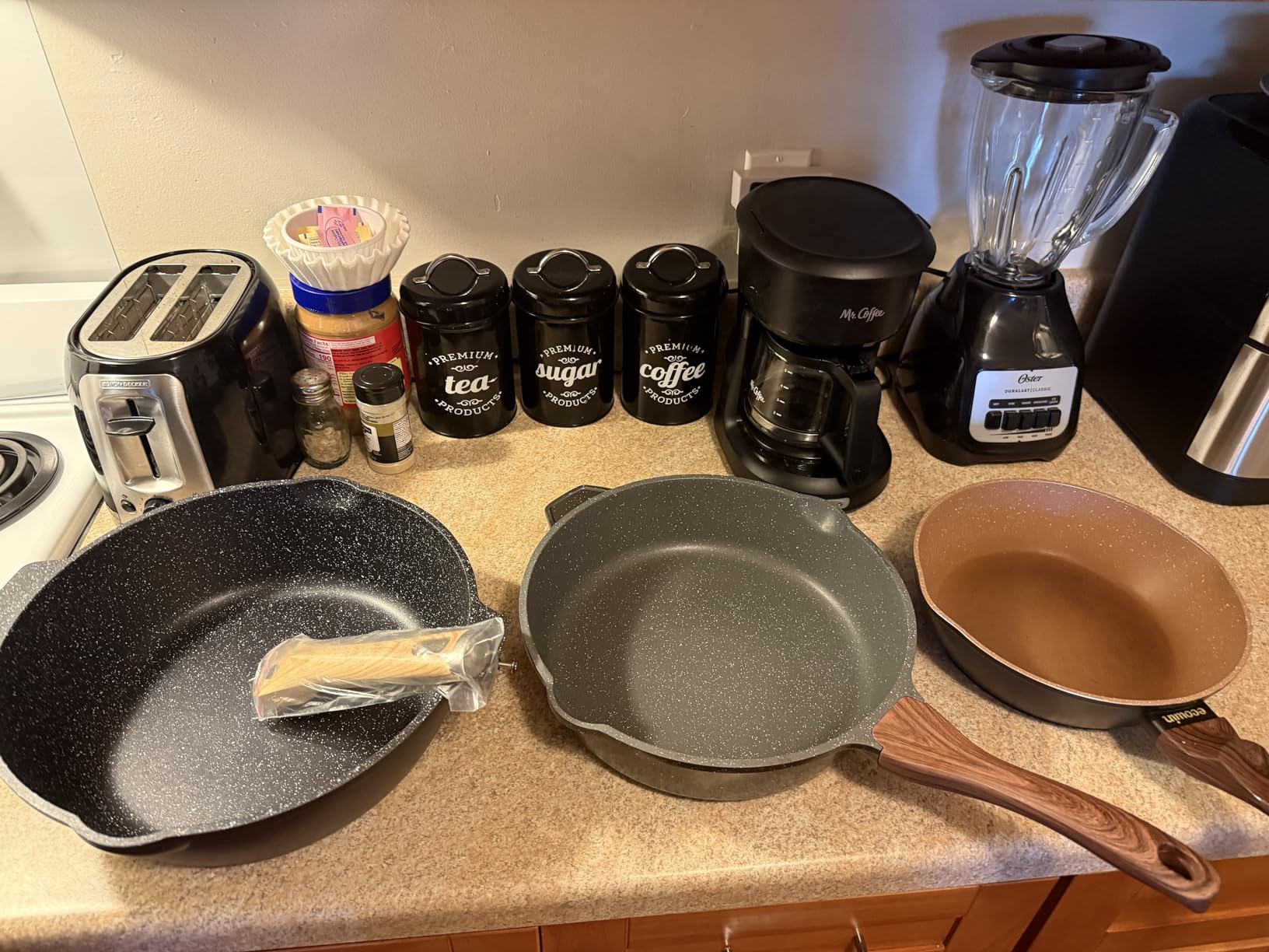 SENSARTE Nonstick Skillet, Deep Frying Pan 10/11/12-inch, Saute Pan with Lid, Stay-cool Handle, Healthy Stone Cookware Cooking Pan, Induction Compatible (10-Inch/3.5QT) customer photo 2