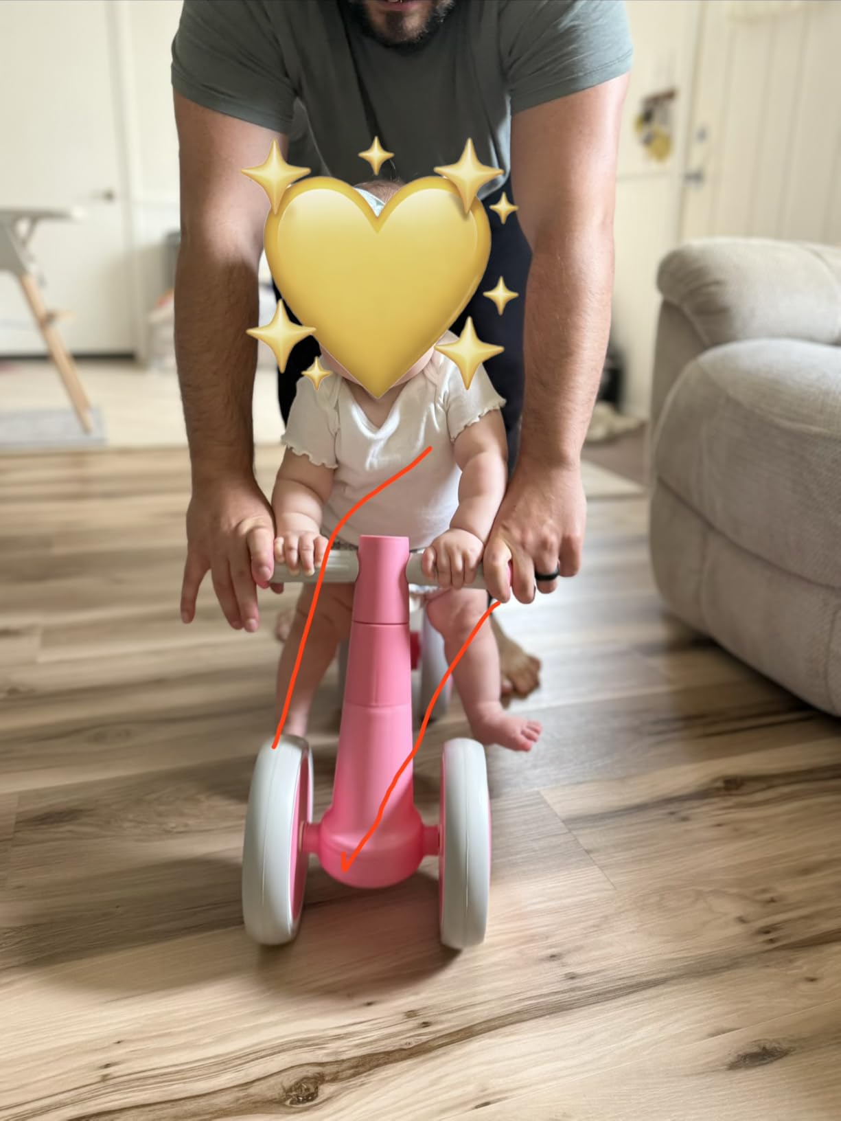 SEREED Baby Balance Bike for 1 Year Old Boy Girl, First Birthday Gift Toy customer photo 2