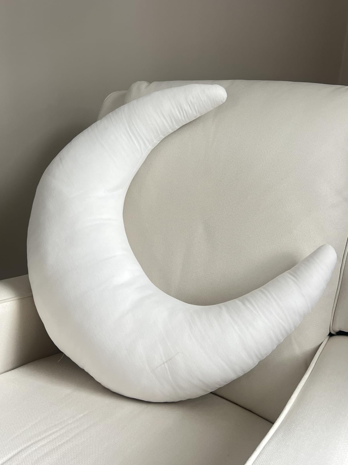 snuggle me Organic Baby Nursing Pillow for Breastfeeding - Natural | Bottle & Breastfeeding Pillow with Organic Cotton Cover & Fiberfill, Newborn Essentials Must Haves For Travel customer photo 2