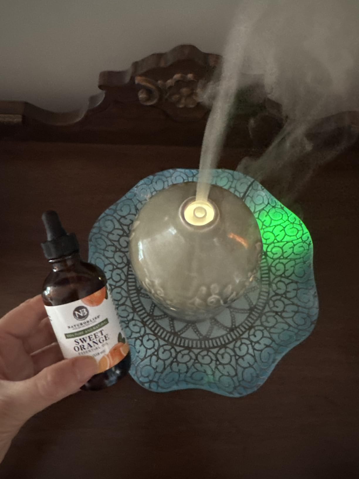 NaturoBliss 100% Pure & Natural Sweet Orange Essential Oil Therapeutic Grade Premium Quality Oil with Glass Dropper - Huge 4 fl. Oz - Perfect for Aromatherapy and Relaxation customer photo 2