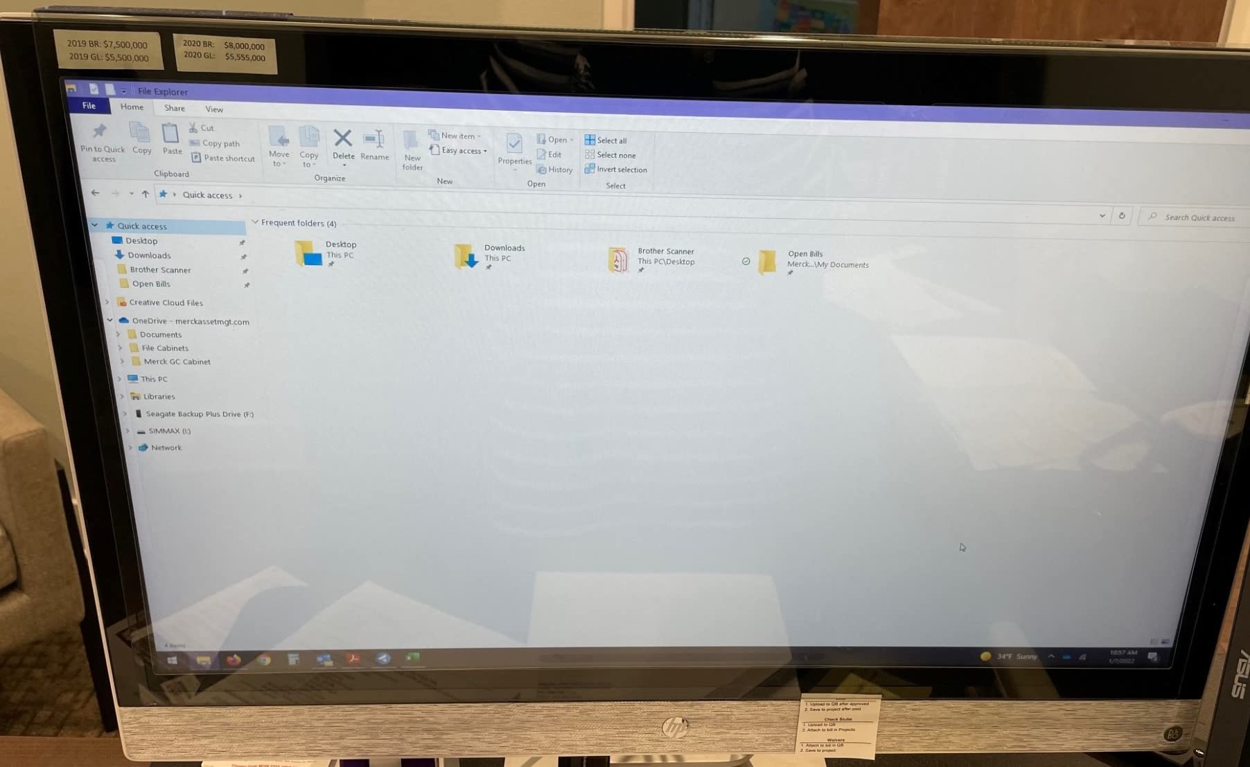 GUMIKE Anti Blue Light Screen Protector for 23 23.6 23.8 24 inch Universal Desktop Monitor Computer Blue Light Blocking Filter Panel for Eyes - Widescreen Monitor Frame Hanging Type (16:9/16:10) customer photo 1