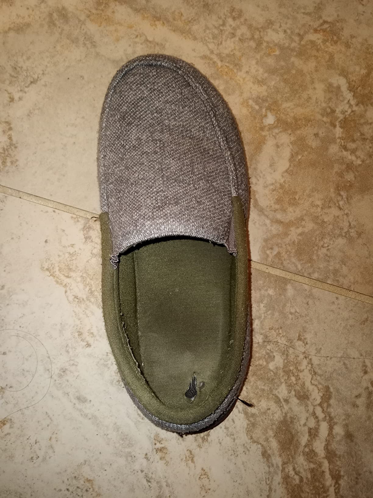 RockDove Men's Tweed Memory Foam Moc Slipper customer photo 1