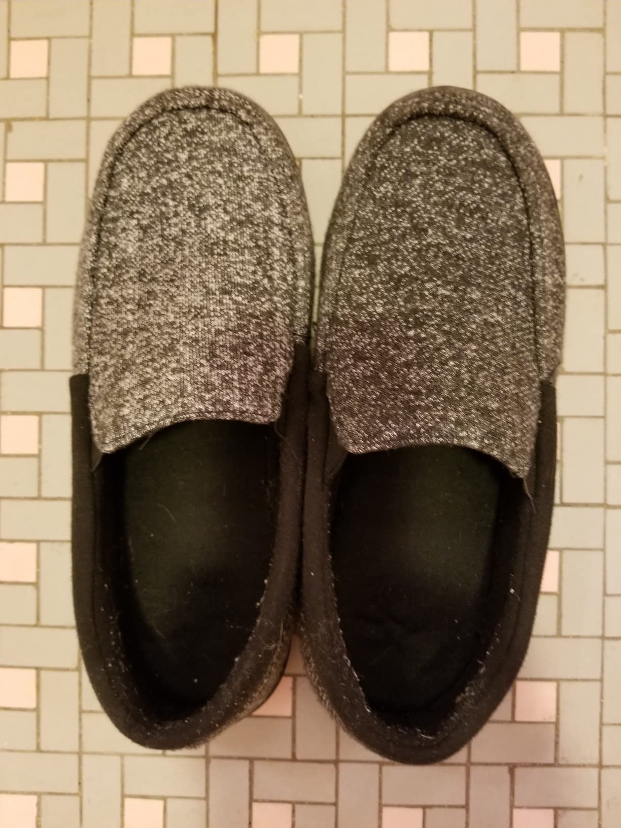 RockDove Men's Tweed Memory Foam Moc Slipper customer photo 2