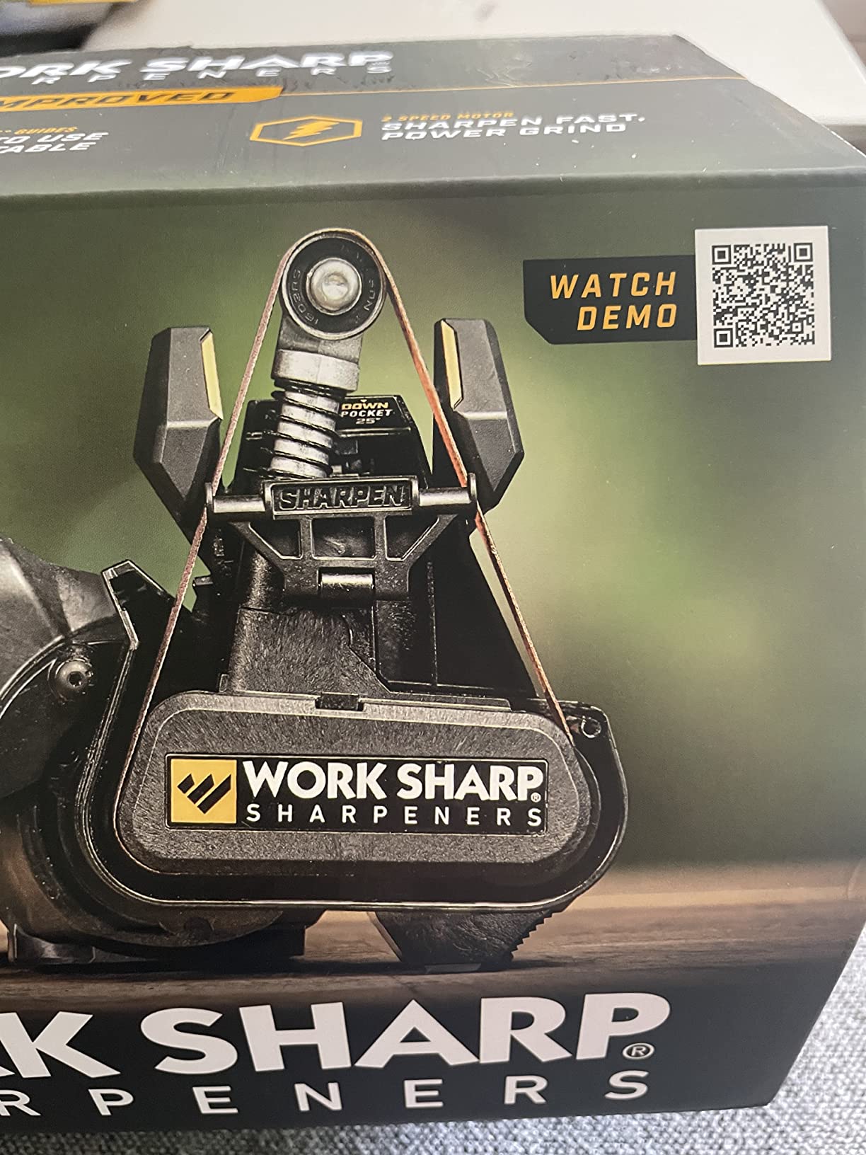 Work Sharp MK2 Electric Knife Sharpener - Adjustable 2-Speed Knife Sharpening System for Kitchen Knives, Pocket Knives, Scissors, Axes & Garden Tools customer photo 2