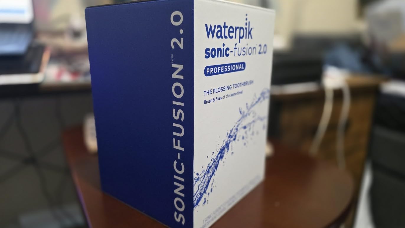 Waterpik Sonic-Fusion Flossing Electric Toothbrush Water Flosser, Black | 2-in-1 Combo with 3 Modes for Daily Gum Health & Cleaning Teeth, Braces, Implants, ADA Accepted, SF-04 customer photo 1