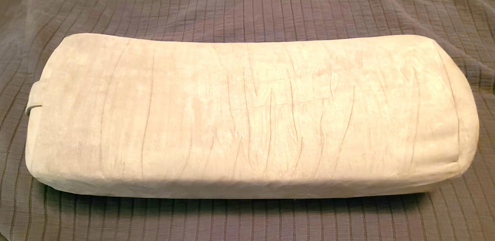 Tumaz Yoga Bolster Set, Rectangular Yoga Bolster with Washable Cover | Soft bolster for restorative yoga, meditation and stretching. Includes 8-ft strap, carry handle and washable cover customer photo 2