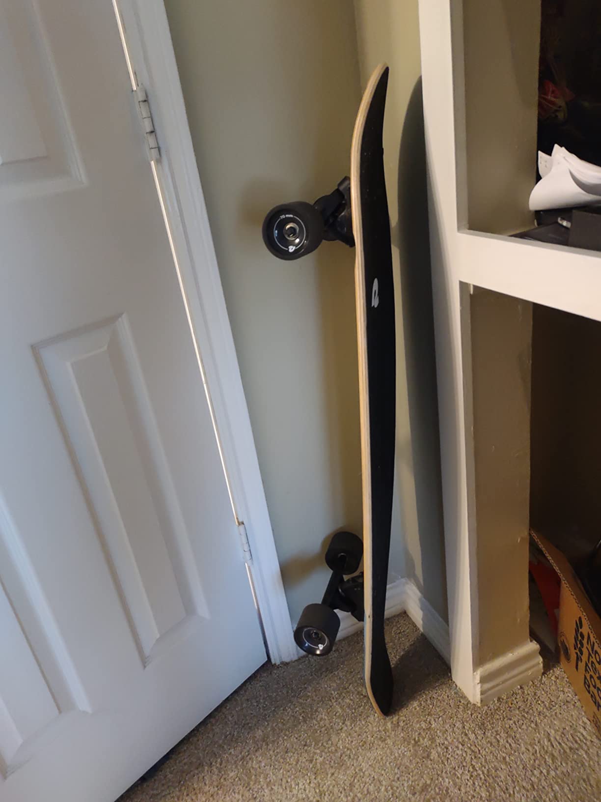 Retrospec Zed Pintail & Cruiser Longboard Adult Skateboard - 44in Bamboo & Canadian Maple Deck with ABEC-7 Bearings, 70mm PU Wheels for Commuting & Carving customer photo 2