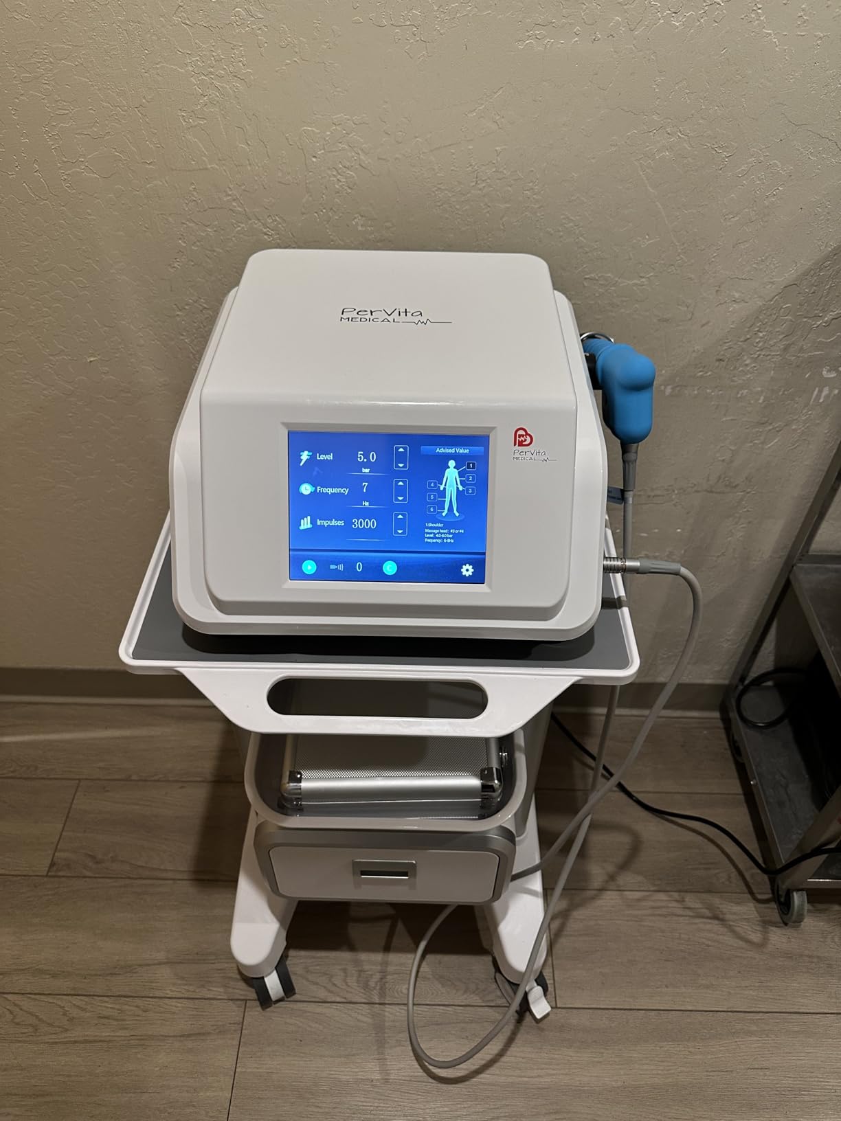 PerVita Medical Extracorporeal Shock Wave Therapy ESWT Machine for Joint and Muscle Pain Relief, Muscle and Bone Tissue Regeneration, Painless, Non-Invasive, No Side Effects, PSP20 customer photo 2