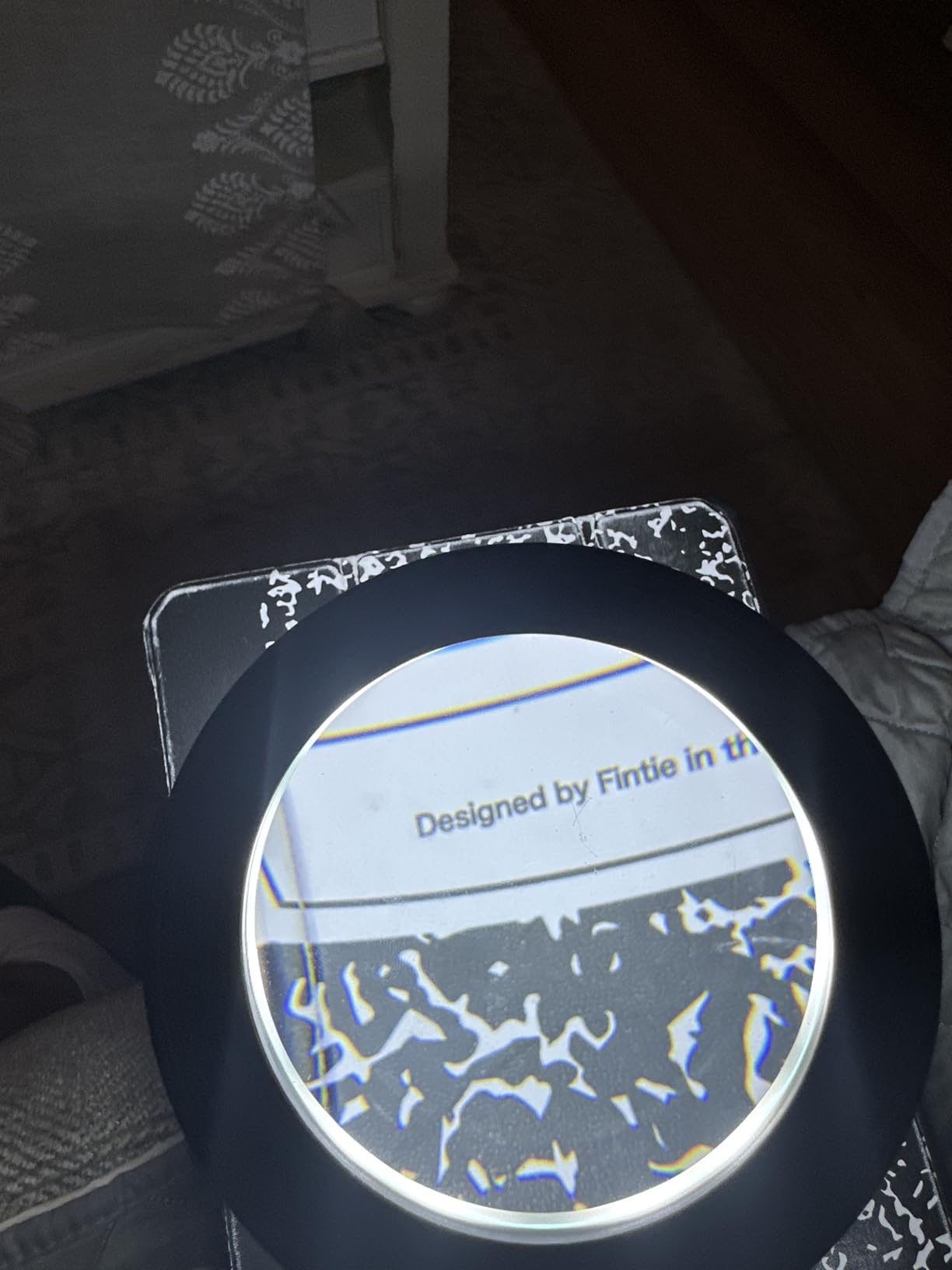 Magnifying Glass with Light for Seniors Reading, 10X Handheld LED Magnifier for Close Work, Coins, Pill Bottles (Best Seller) customer photo 2