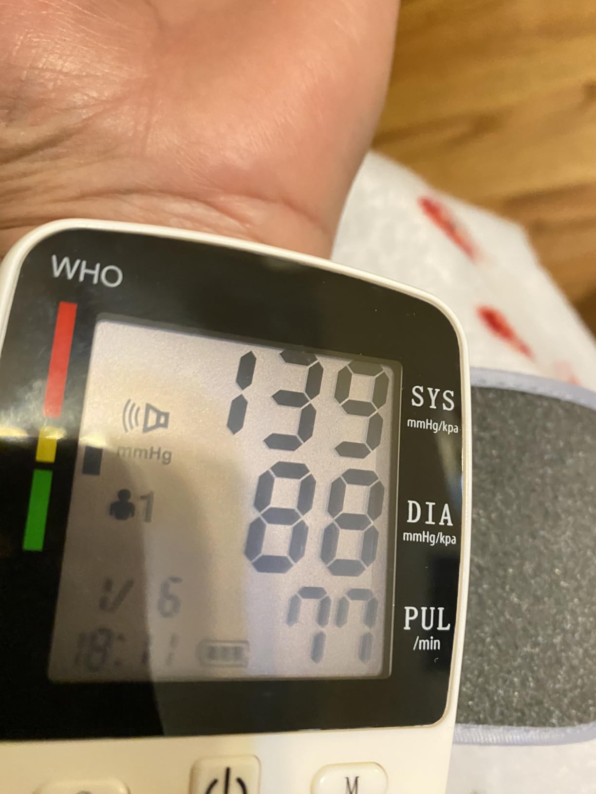 FDA Cleared Blood Pressure Monitor Wrist BP Machine for Home Use | 5.3-7.7in Adjustable Wrist Cuff, Portable & Rechargeable, 2 Users *90 Memory, LCD Screen, Voice Prompt, Carrying Case customer photo 1