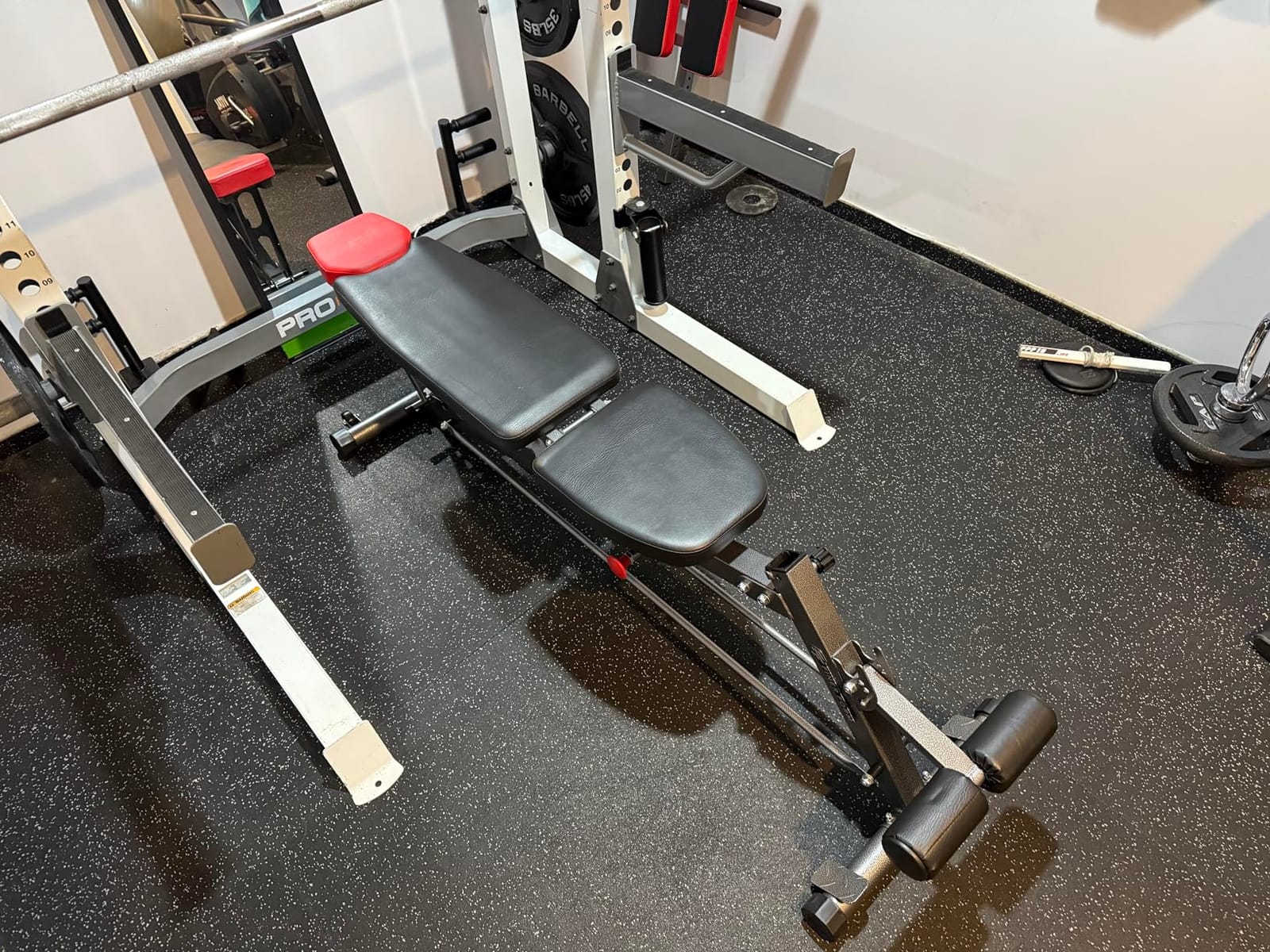 Finer Form Multi-Functional Adjustable FID Weight Bench and Roman Chair | 1,000 Lb Capacity, 23 Settings, Flat Incline Decline for Total Body Workouts, Transport Wheels, Exercise Chart Included customer photo 2