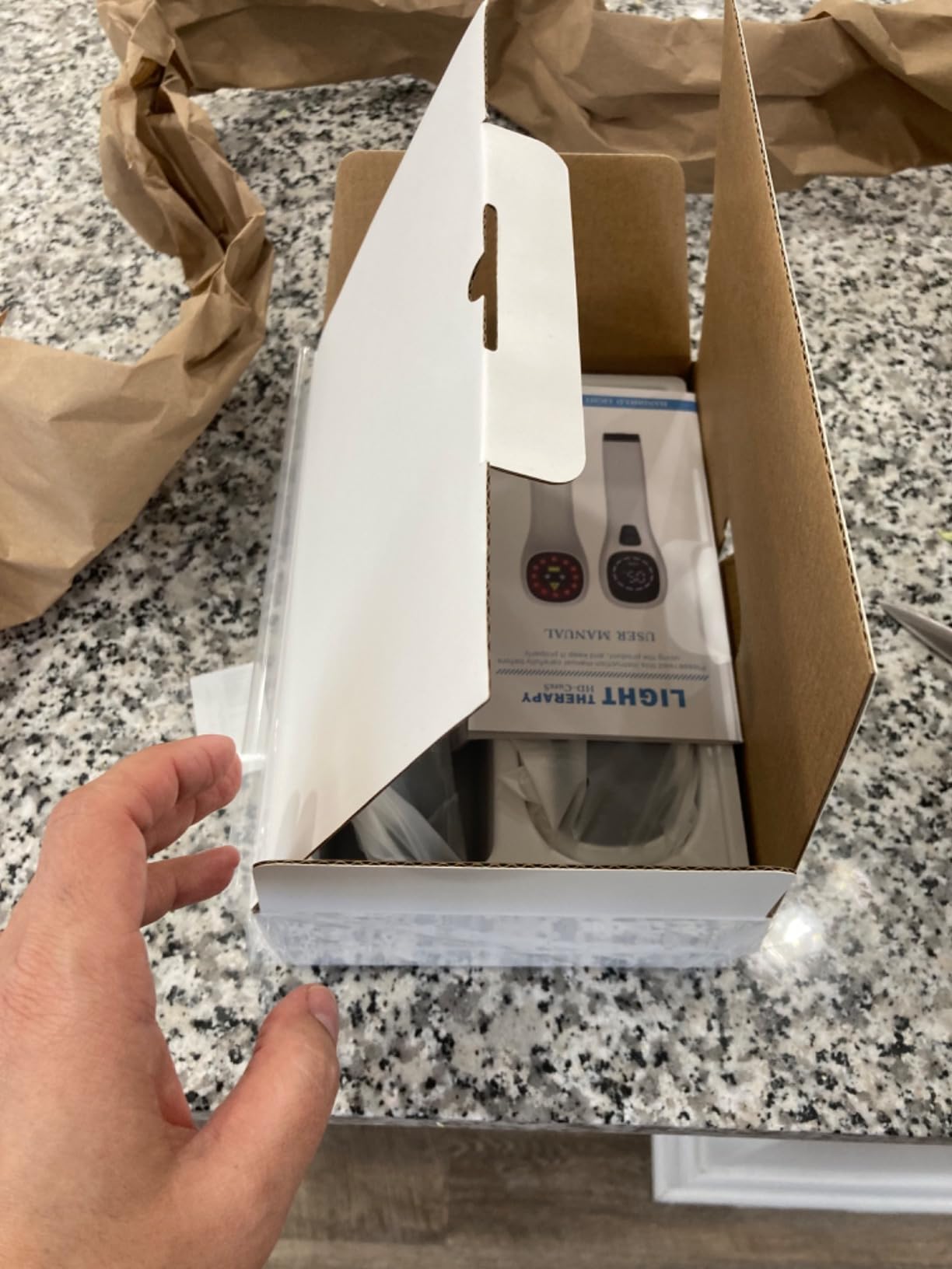 Cold Laser Human/Vet Device with LED Display Targets Joint and Muscles for Infrared Light (2x808nm + 12x650nm) customer photo 2