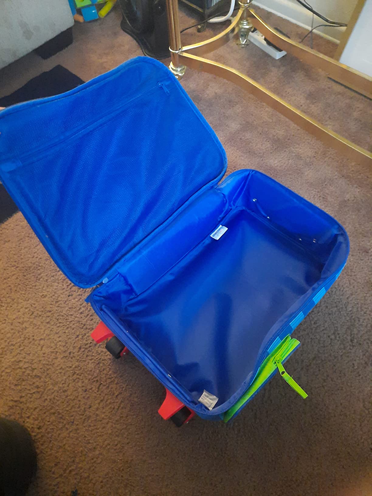 Stephen Joseph Kids Classic Rolling Luggage, Kids Luggage, Toddler Rolling Travel Carry On, Kids Suitcase with wheels customer photo 1