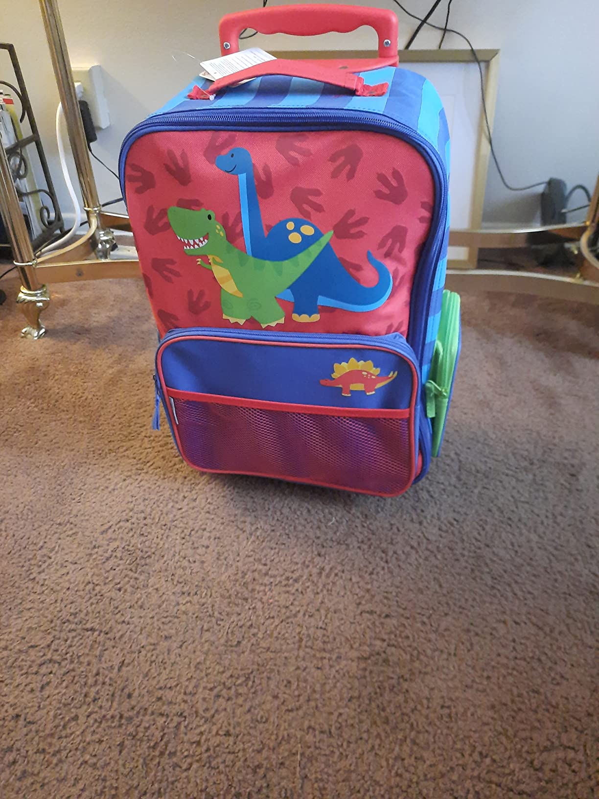 Stephen Joseph Kids Classic Rolling Luggage, Kids Luggage, Toddler Rolling Travel Carry On, Kids Suitcase with wheels customer photo 2