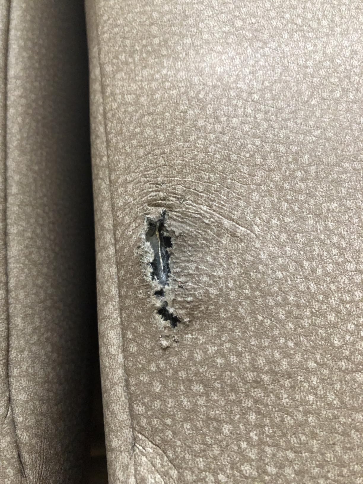 Signature Design by Ashley Power Reclining Sofa, Living Room Couch, Sand customer photo 1