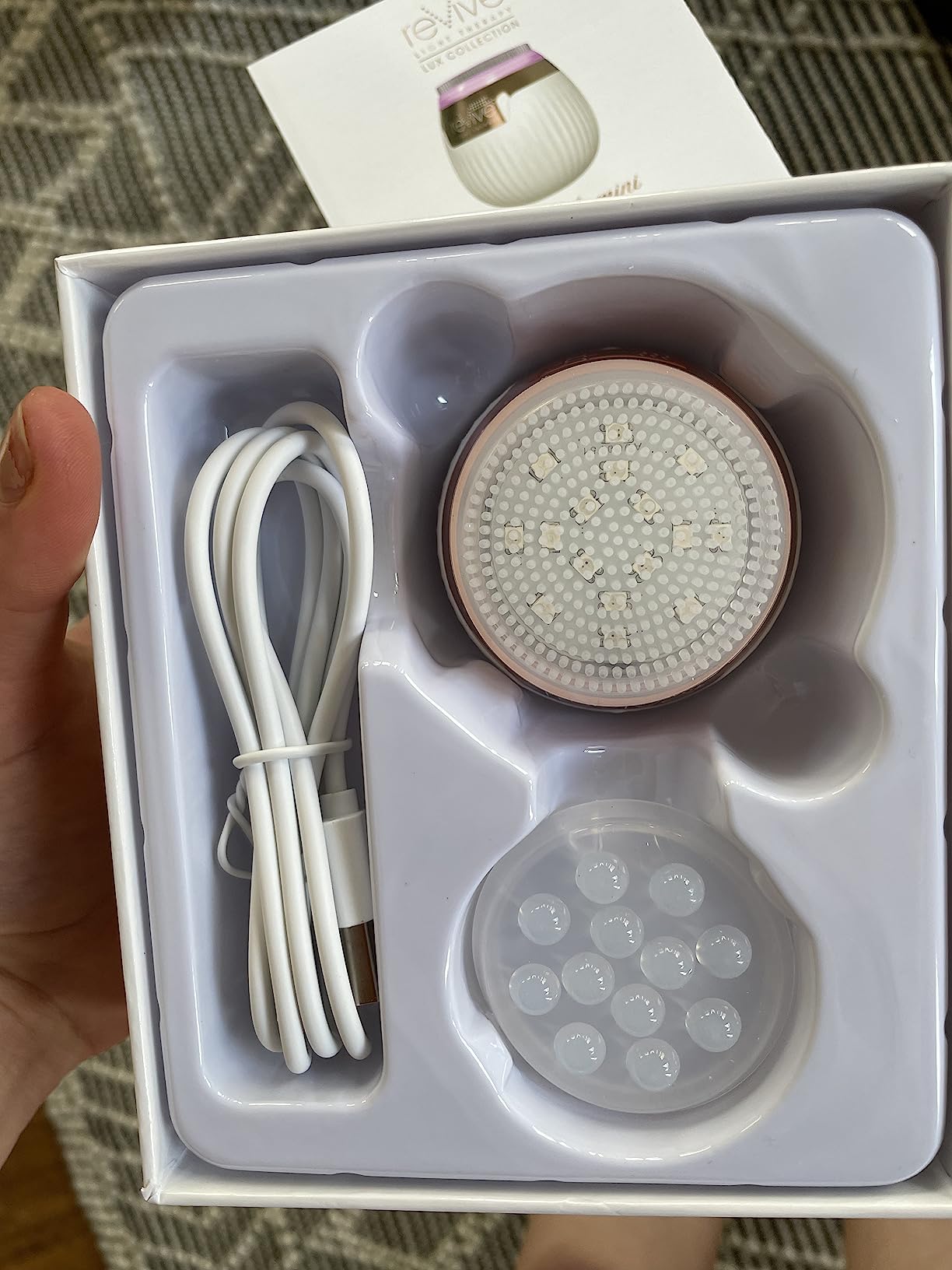 reVive Light Therapy Soniqué Mini Acne Cleanser, Battery-Operated customer photo 1